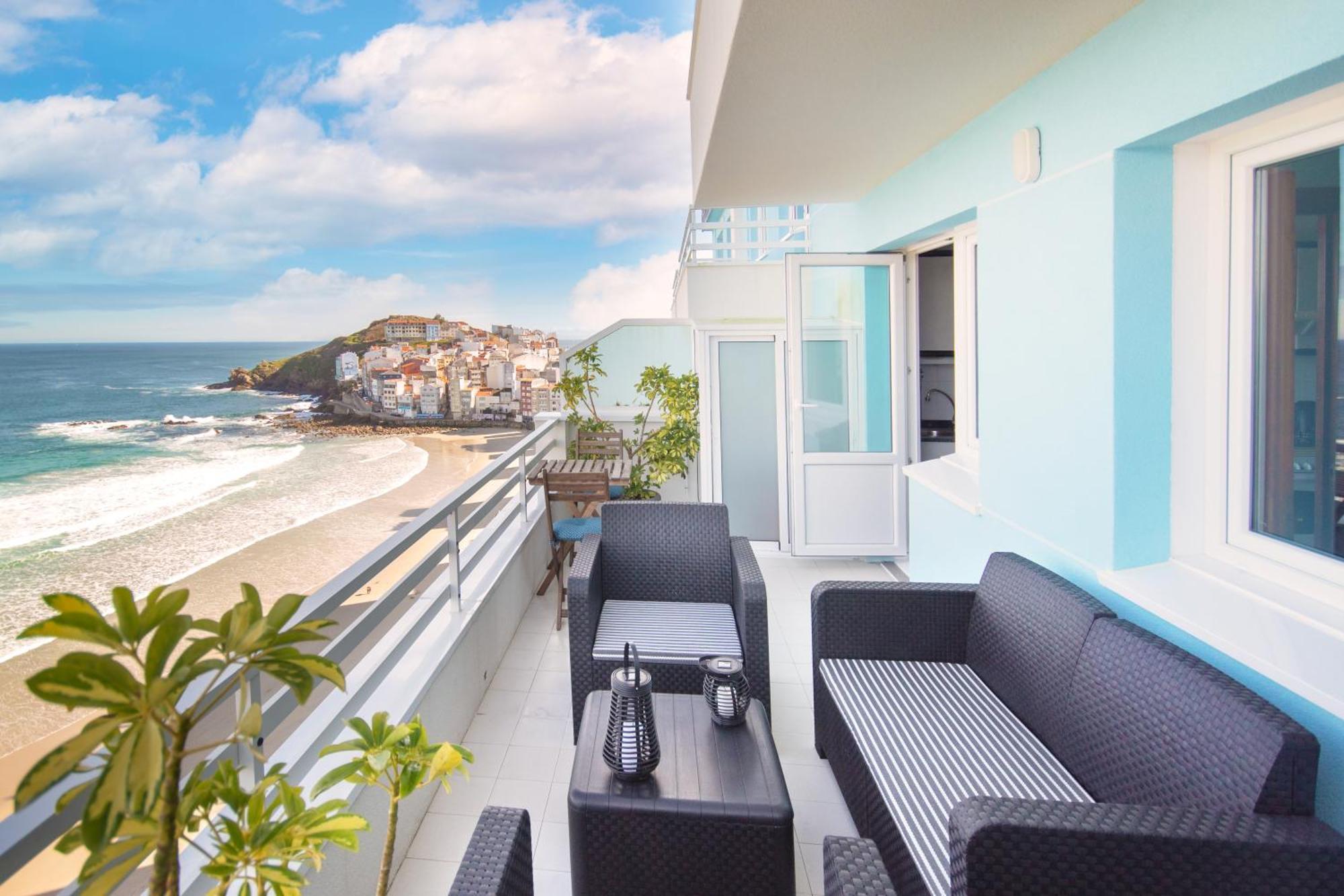 Apartamentos Nordés Malpica de Bergantiños Esterno foto