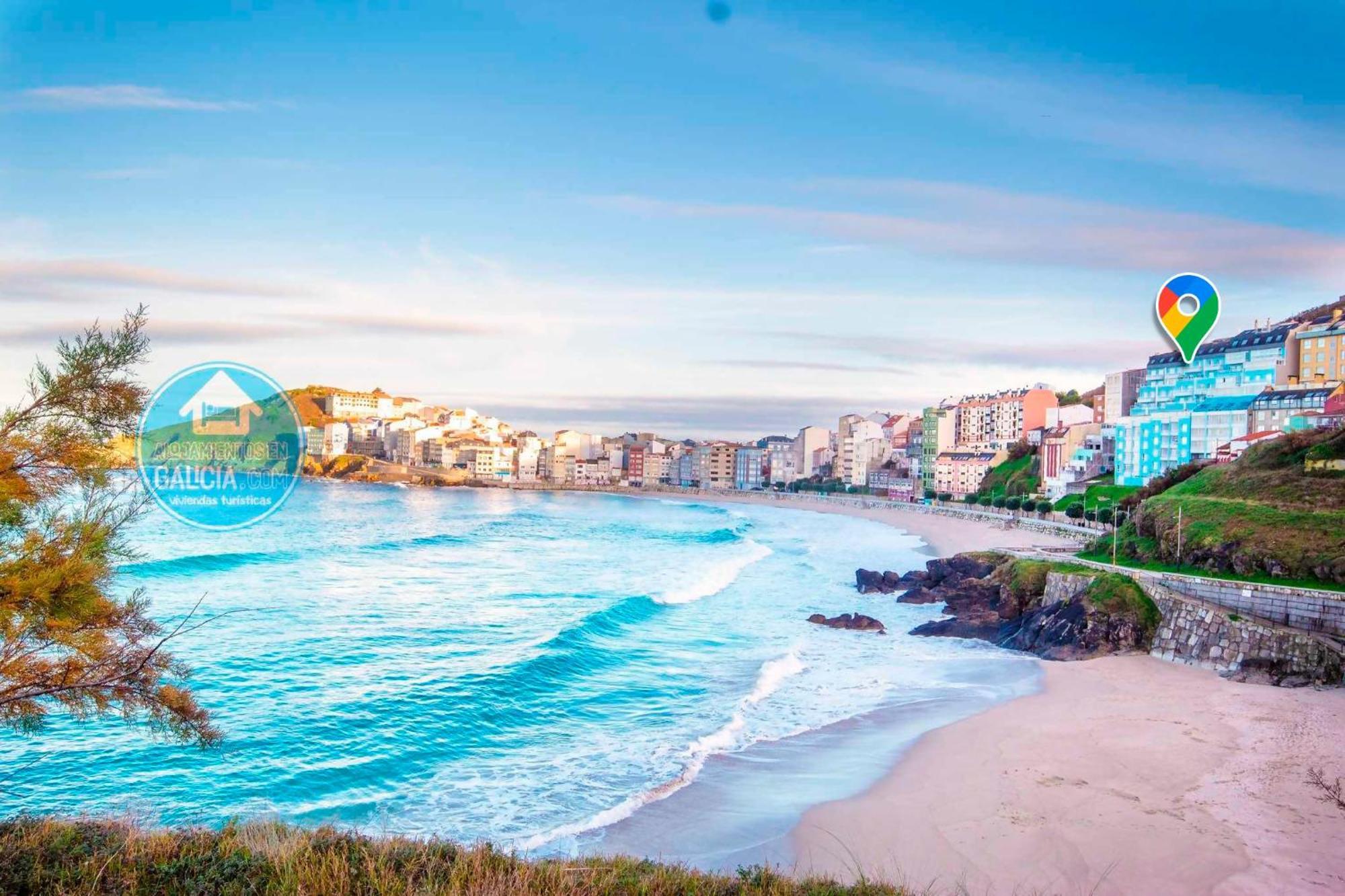 Apartamentos Nordés Malpica de Bergantiños Esterno foto