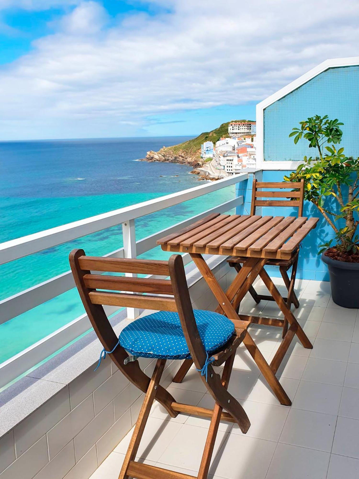 Apartamentos Nordés Malpica de Bergantiños Esterno foto
